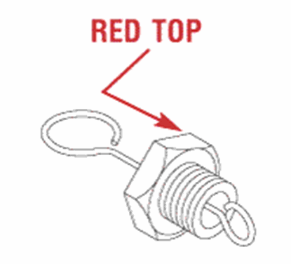 Picture of Tuttnauer K series sterilizer Air Jet Valve (Red Top) for Tuttnauer Autoclaves