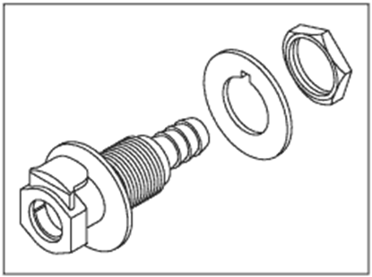 Picture of FEMALE QUICK CONNECT FITTING (GREY) M7, Delta, Validator Sterilizer