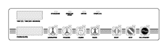 Picture of Display Overlay for  midmark® -  ritter M9D, M11D Sterilizers