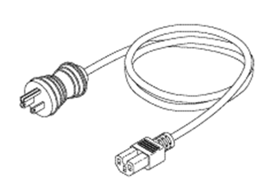 Picture of hospital grade power cord for prestige/ kavo sterilizer