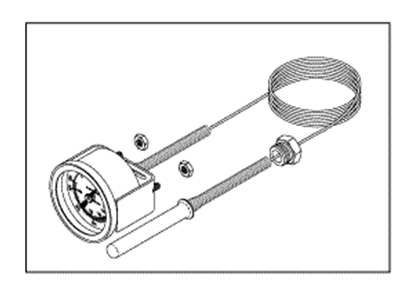 Picture of MagnaClave Sterilizer Autoclave - Temperature Gauge