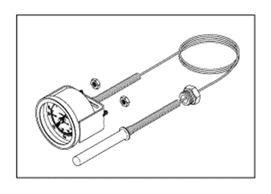 Picture of OCM and OCR temperature gauge  sterilizer