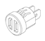 Picture of Pelton Crane OCM, OCR Sterilizer - Terminal Bushing