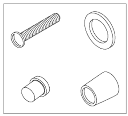 Picture of Pelton Crane OCM, OCR, Sentry, Sterilizer - Foot Kit