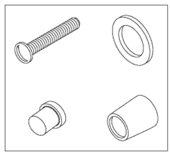 Picture of Pelton Crane OCM, OCR, Sentry, Sterilizer - Foot Kit