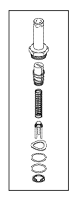 Picture of solenoid valve repair kit for  castle/getinge  autoclave 3522 3525 3533