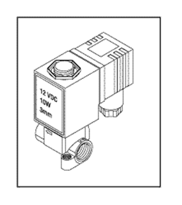 Picture of Tuttnauer Sterilizer - Valve Complete, Air out exhaust vent .25x3mm