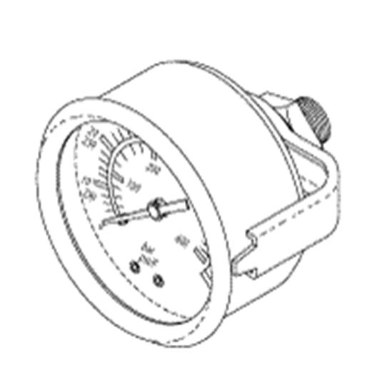 Picture of Tuttnauer Sterilizer - Pressure Gauge for 2540EHS, 3870EHS, 1730MKV