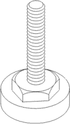 Picture of Statim 2000 / 5000 Sterilizers - Leveler Leg