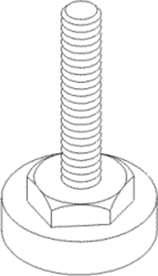 Picture of Statim 2000 / 5000 Sterilizers - Leveler Leg