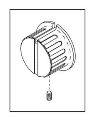 Picture of temperature knob for  midmark® -  ritter M7 sterilizer