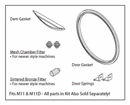 Picture of Midmark Ritter M11, M11D sterilizer PM Kit