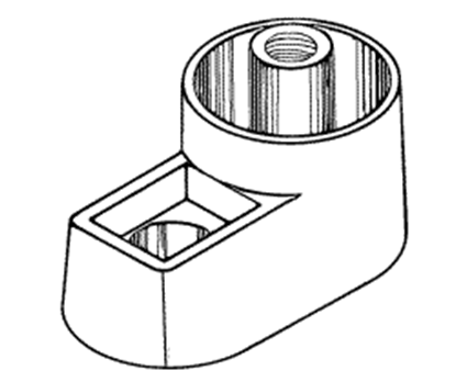 Picture of PRESSURE GAUGE MOUNTING BASE for 777 sterilizer