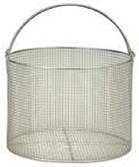 Picture of Basket for HV-25, SS, 8.3"D, 17.5"H for Hirayama sterilizer