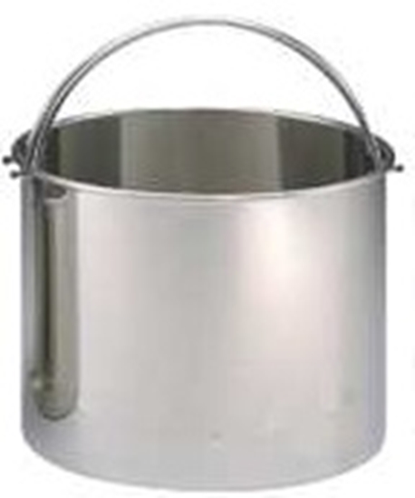 Picture of Hirayama Sterilizer Pail for 50-L autoclaves, SS, 10.7"D, 10.7"H